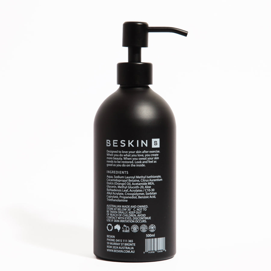 Beskin Bodywash 500ml bottle back